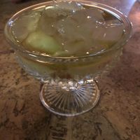 Apple sorbet and jelly - did not capture in a photo how good this was!  at Forest in Auckland