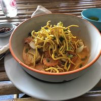 Khao soi  at Kwan's Cookery in Koh Lanta