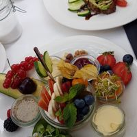 breakfast "Grüne Liese" and snack avocado bread at Fräulein Liese in Aschaffenburg