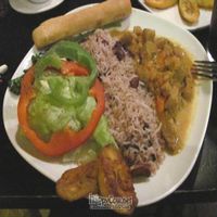 Curry Tofu dinner at The Breadfruit and Rum Bar in Phoenix