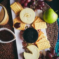 Vegan cheese table  at Casa Planta in Panama City