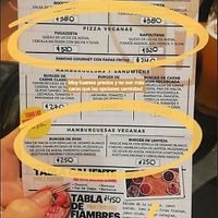 Opciones veganas at Aton Beer in Villa Carlos Paz