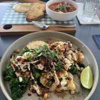 Spiced Cauliflower (vegan option)  at Left Field in Carnegie