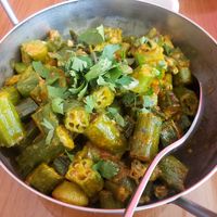 Okra at Himalayan Range in Cary