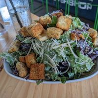 Caesar salad (vegan) at Grandma Bob's Pizza in Detroit