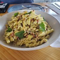 Vegan Pesto Pasta Salad at Grandma Bob's Pizza in Detroit