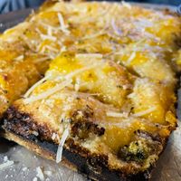vegan cheese bread at Grandma Bob's Pizza in Detroit