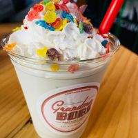 vegan white blossom  at Grandma Bob's Pizza in Detroit