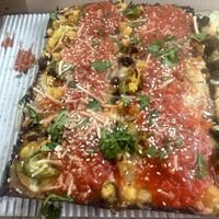 Vegan Hawaiian   at Grandma Bob's Pizza in Detroit