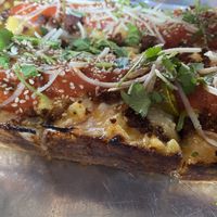 Vegan Hawaiian  at Grandma Bob's Pizza in Detroit