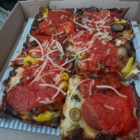   at Grandma Bob's Pizza in Detroit