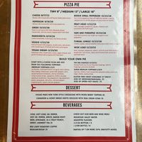 Menu 10/2023  at SQZBX in Hot Springs