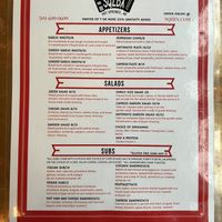 Menu 10/2023  at SQZBX in Hot Springs