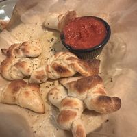 Garlic knots   at SQZBX in Hot Springs