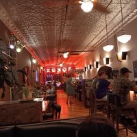 Inside as seen from the back corner table (looking towards the front door)...  at SQZBX in Hot Springs