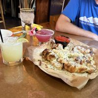 Cheesy garlic knots  at SQZBX in Hot Springs