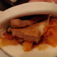 Soy chicken bun at I'm Vegan in Chicago