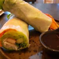 Garden roll at I'm Vegan in Chicago