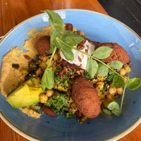 Falafel bowl  at The Little Nel in Nelson Bay