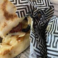 Bug found inside pita  at Zeus Street Greek - Westfield in Sydney