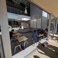Seating inside and outside. It's in the front of the Club 24 gym. at The Acai Project in San Luis Obispo