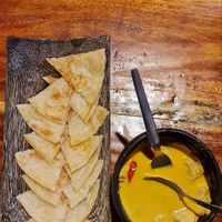 Pangan Curry with Naan (vegan) at Miss Island in Koh Muk