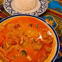 Massaman Curry w. Soy. So delicious! at Miss Island in Koh Muk