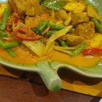 Curry with tempeh at Miss Island in Koh Muk