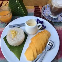Mango sticky rice at Miss Island in Koh Muk