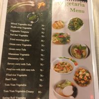 Menu at Miss Island in Koh Muk