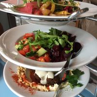 Mezze Plate Vegan  at YAFA in Stuttgart