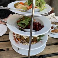 Falafel and hummus for two at YAFA in Stuttgart