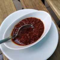 extra chili  at YAFA in Stuttgart