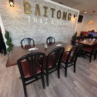 Seating  at Baitong Thai & Sushi in St Augustine