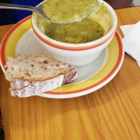 Broccoli Cheddar Soup at Lucy's Cafe in Chicago