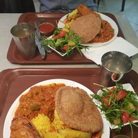 Lunch special for 2 people at Govinda Veggie Corner in Budapest