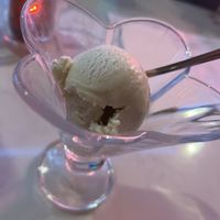 Vegan vanilla ice cream   at Scream for Pizza in Newcastle Upon Tyne