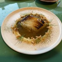 Mashed potatoes with kombu and crushed peanut   at KLE in Zurich