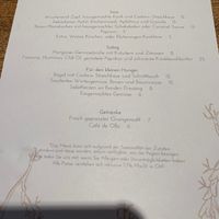 Brunch menu in 2020 at KLE in Zurich