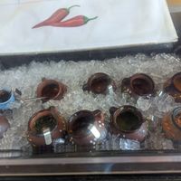 Salsa bar at Migrants in Madison