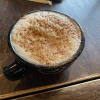 Chai latte with almond milk    at Toast Coffeehouse in Patchogue