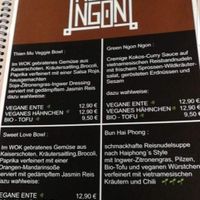The vegan Menu at Ngon Ngon in Cologne