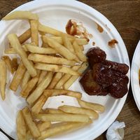 BBQ wings (we asked for Buffalo)  at The Earthy Kitchen in Orlando