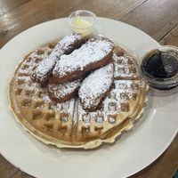 Chik’n and waffle  at The Earthy Kitchen in Orlando