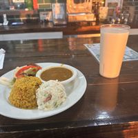 Beefless Steak with Onions & Peppers + Sides and Beverage!  An explosion of deliciousness!  at The Earthy Kitchen in Orlando