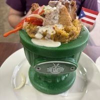 chicharrones trifongo  at The Earthy Kitchen in Orlando