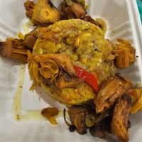Trifongo with jackfruit at The Earthy Kitchen in Orlando