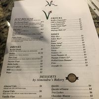 Menu at The Earthy Kitchen in Orlando