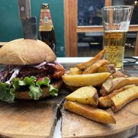 Nashville burger  at Lounge del Brujo Vegan Kitchen & Bar Cayma in Arequipa