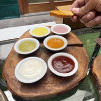 Salsas  at Lounge del Brujo Vegan Kitchen & Bar Cayma in Arequipa